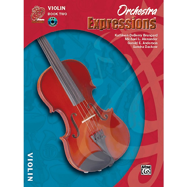 Alfred Orchestra Expressions Book Two Student Edition Violin Book & CD 1