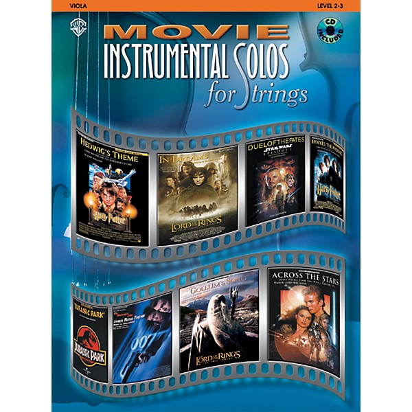 Alfred Movie Instrumental Solos for Strings Viola Book & CD