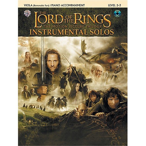 Alfred The Lord of the Rings Instrumental Solos for Strings Viola Book (with Piano Acc.) & CD