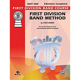 Alfred First Division Band Method Part 1 E-Flat Baritone Saxophone Book