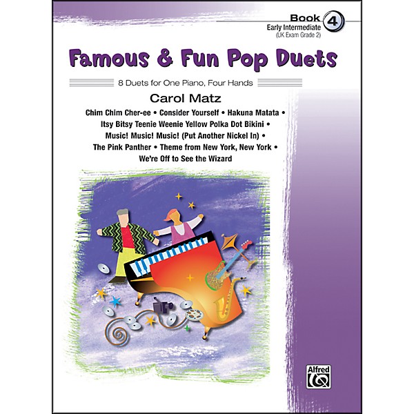 Alfred Famous & Fun Pop Duets Book 4 Book 4