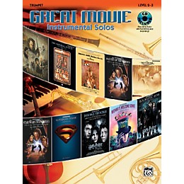 Alfred Great Movie Instrumental Solos Trumpet Book & CD