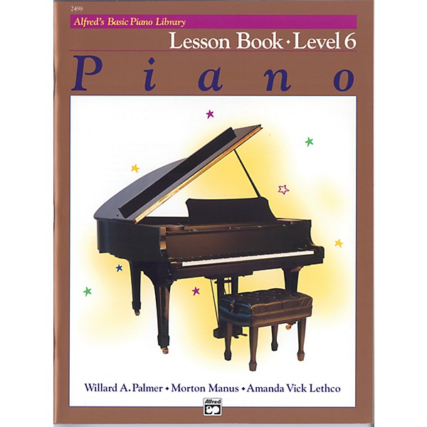 Alfred Alfred's Basic Piano Library Lesson Book Level 6