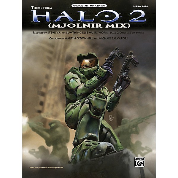 Alfred Halo 2 Theme (Mjolnir Mix)  Piano Solo