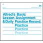 Alfred Lesson Assignment & Daily Practice Record thumbnail