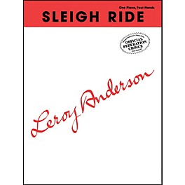 Alfred Sleigh Ride Late Intermediate Piano Duet