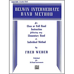Alfred Belwin Intermediate Band Method Baritone T.C.