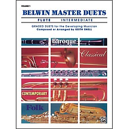 Alfred Belwin Master Duets (Flute) Intermediate Volume 1