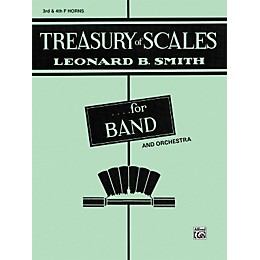 Alfred Treasury of Scales for Band and Orchestra 3rd & 4th F Horns