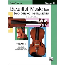 Alfred Beautiful Music for Two String Instruments Book II 2 Violas