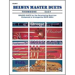 Alfred Belwin Master Duets (Trombone) Easy Volume 1