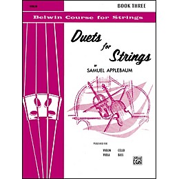 Alfred Duets for Strings Book III Violin