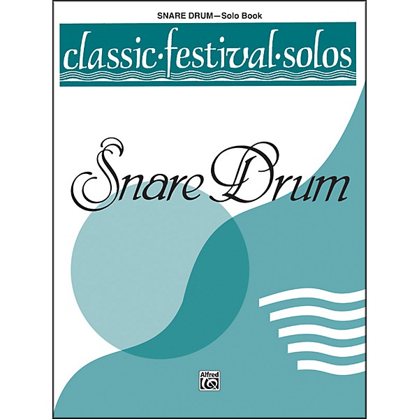 Alfred Classic Festival Solos (Snare Drum) Volume 1 Solo Book