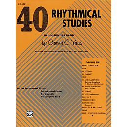 Alfred 40 Rhythmical Studies C Flute (Piccolo)