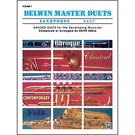 Alfred Belwin Master Duets (Saxophone) Easy Volume 1