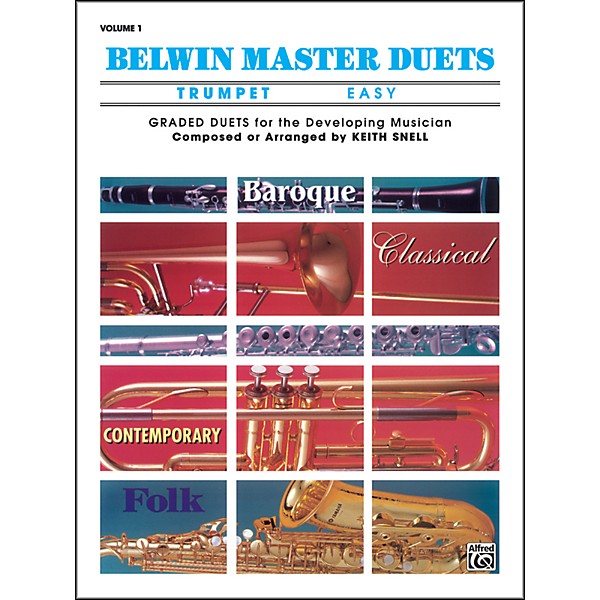 Alfred Belwin Master Duets (Trumpet) Easy Volume 1