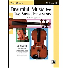 Alfred Beautiful Music for Two String Instruments Book III 2 Violas