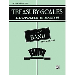 Alfred Treasury of Scales for Band and Orchestra 1st E-Flat Alto Saxophone