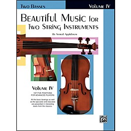 Alfred Beautiful Music for Two String Instruments Book IV 2 Basses