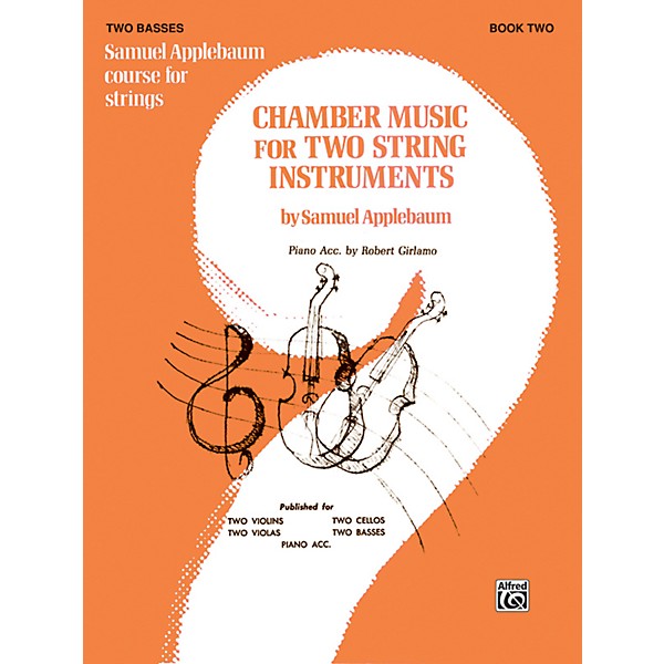 Alfred Chamber Music for Two String Instruments Book II 2 Basses