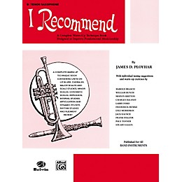 Alfred I Recommend B-Flat Tenor Saxophone