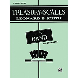 Alfred Treasury of Scales for Band and Orchestra B-Flat Bass Clarinet