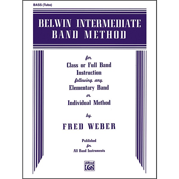 Alfred Belwin Intermediate Band Method Bass (Tuba)