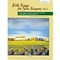 Alfred Folk Songs for Solo Singers Vol. 1 Book (Medium High) thumbnail