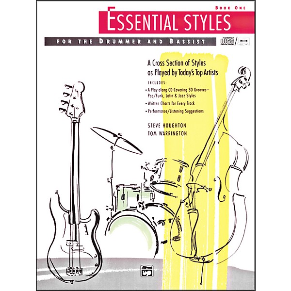 Alfred Essential Styles for the Drummer and Bassist Book 1 Book & CD