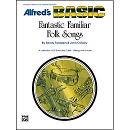 Alfred Fantastic Familiar Folk Songs Snare Drum Keyboard Percussion