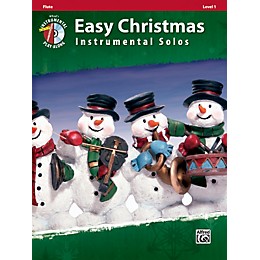 Alfred Easy Christmas Instrumental Solos Level 1 Flute Book & CD