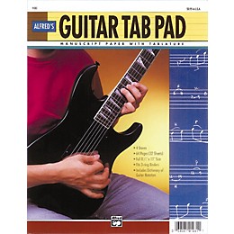 Alfred Guitar TAB Pad (8-1/2" x 11") 64 pages (3-hole punched for ring binders)