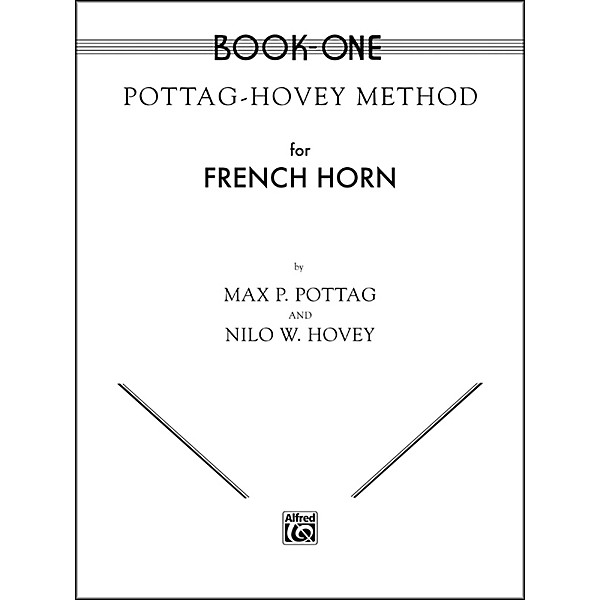 Alfred Pottag-Hovey Method for French Horn Book I