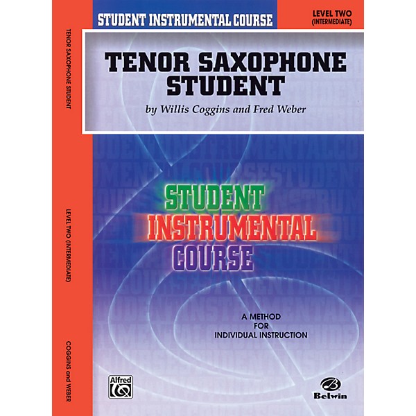 Alfred Student Instrumental Course Tenor Saxophone Student Level II