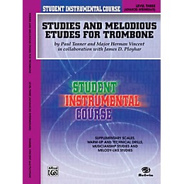 Alfred Student Instrumental Course: Studies and Melodious Etudes for Trombone, Level III
