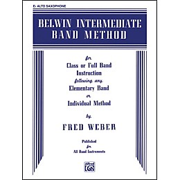 Alfred Belwin Intermediate Band Method E-Flat Alto Saxophone