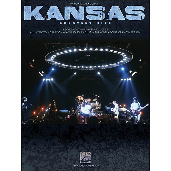 Hal Leonard Kansas Greatest Hits arranged for piano, vocal, and guitar (P/V/G)