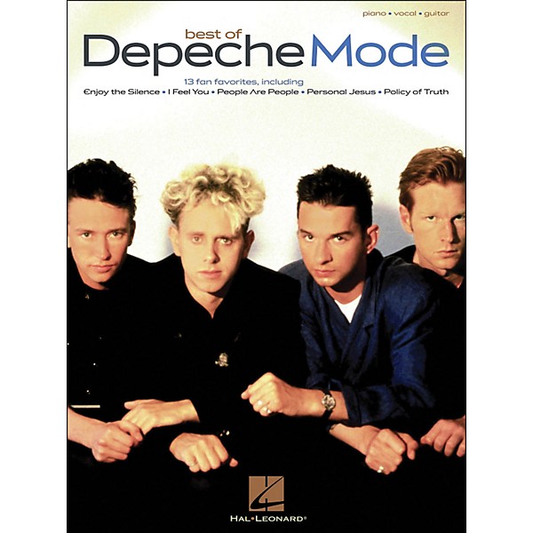 Hal Leonard Depeche Mode, Best Of arranged for piano, vocal, and guitar (P/V/G)