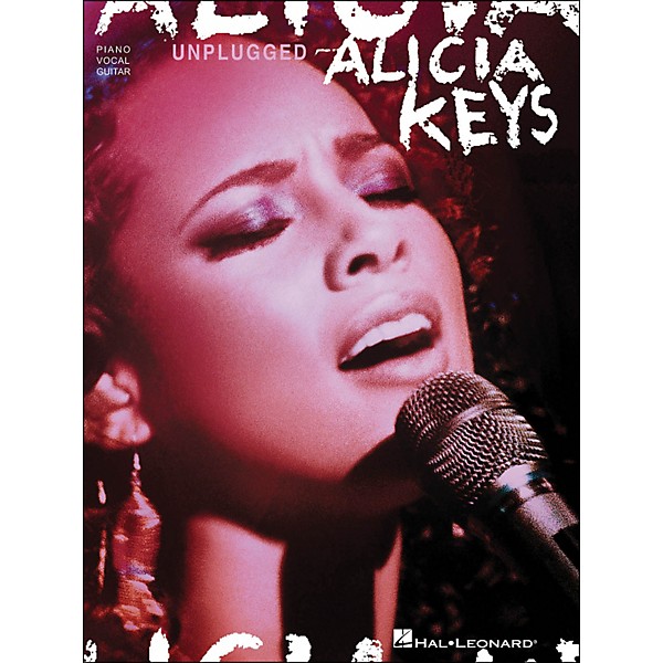 Hal Leonard Alicia Keys Unplugged arranged for piano, vocal, and guitar (P/V/G)