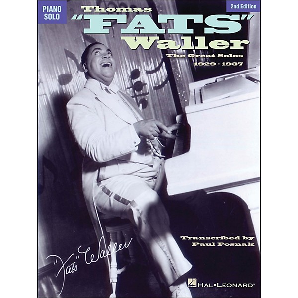 Hal Leonard Thomas Fats Waller - The Great Solos 1929-1941 arranged for piano solo