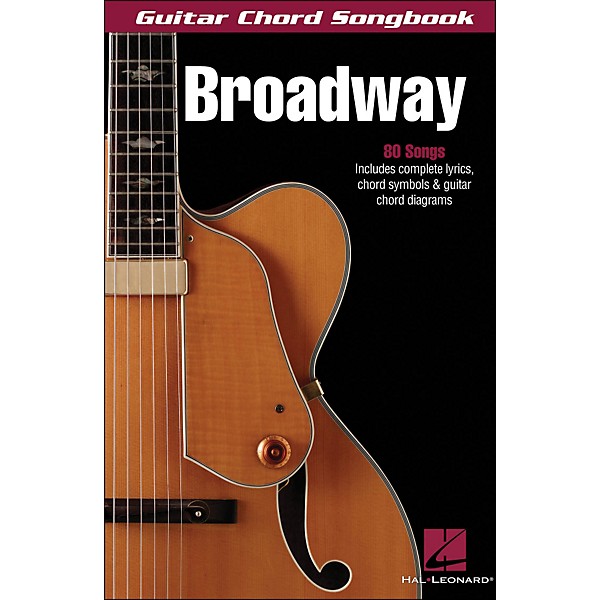 Hal Leonard Broadway Guitar Chord Songbook