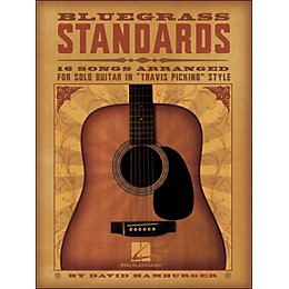 Hal Leonard Bluegrass Standards - 16 Songs Arr. for Solo Guitar In "Travis Picking" Style