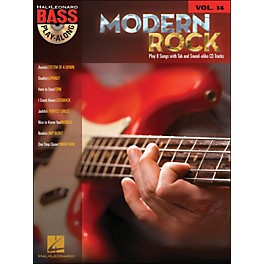 Hal Leonard Modern Rock Bass Play-Along Volume 14 Book/CD