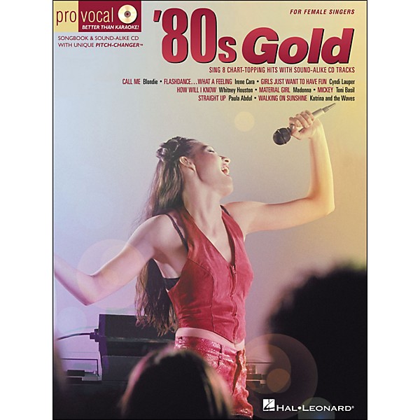 Hal Leonard 80s Gold - Pro Vocal Series for Female Singers Book/CD Volume 4