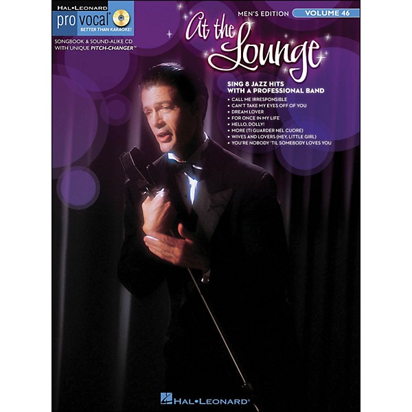 Hal Leonard At The Lounge - Pro Vocal Songbook & CD for Male Singers Volume 46