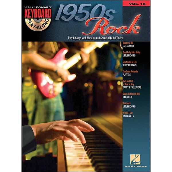 Hal Leonard 1950S Rock - Keyboard Play-Along Volume 18 (Book/CD)