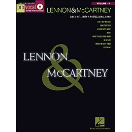 Hal Leonard Lennon & McCartney - Pro Vocal Songbook & CD Volume 14