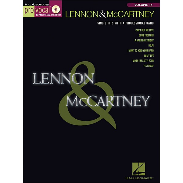 Hal Leonard Lennon & McCartney - Pro Vocal Songbook & CD Volume 14