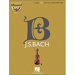 Hal Leonard Bach: Violin Concerto In A Minor, Bwv 1041 Classical Play-Along Book/CD Vol. 7