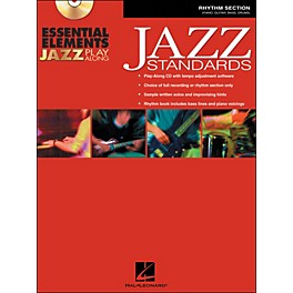 Hal Leonard EE Jazz Play Along: Jazz Standards Rhythm Section Book/CD-Rom